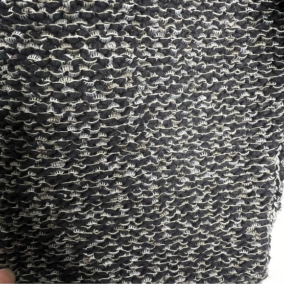 Habitat Knit Cardigan Sweater Jacket Black Gray - Picture 8 of 11
